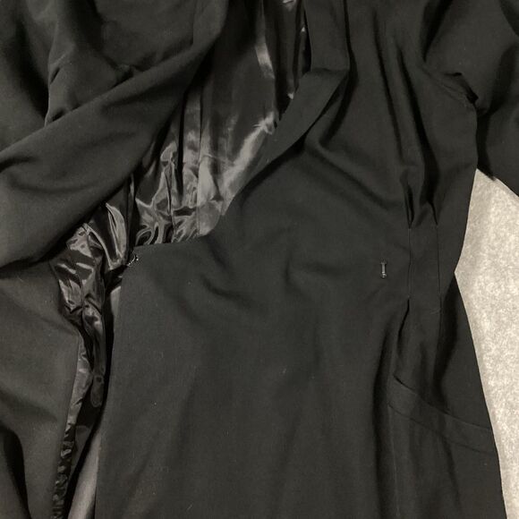 Vintage 70s Evan Picone Wool Wrap Dress Size 8 Union Made Pockets Shoulder Pads - Picture 10 of 16